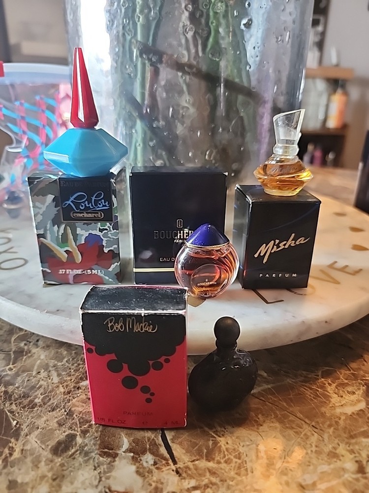 Perfume Vintage Mini Lot W/boxes