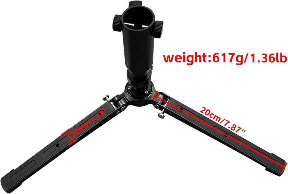 Prism Pole Stabilizer, Range Pole Ground Stand Base with 5/8-11 Female Pole Tip