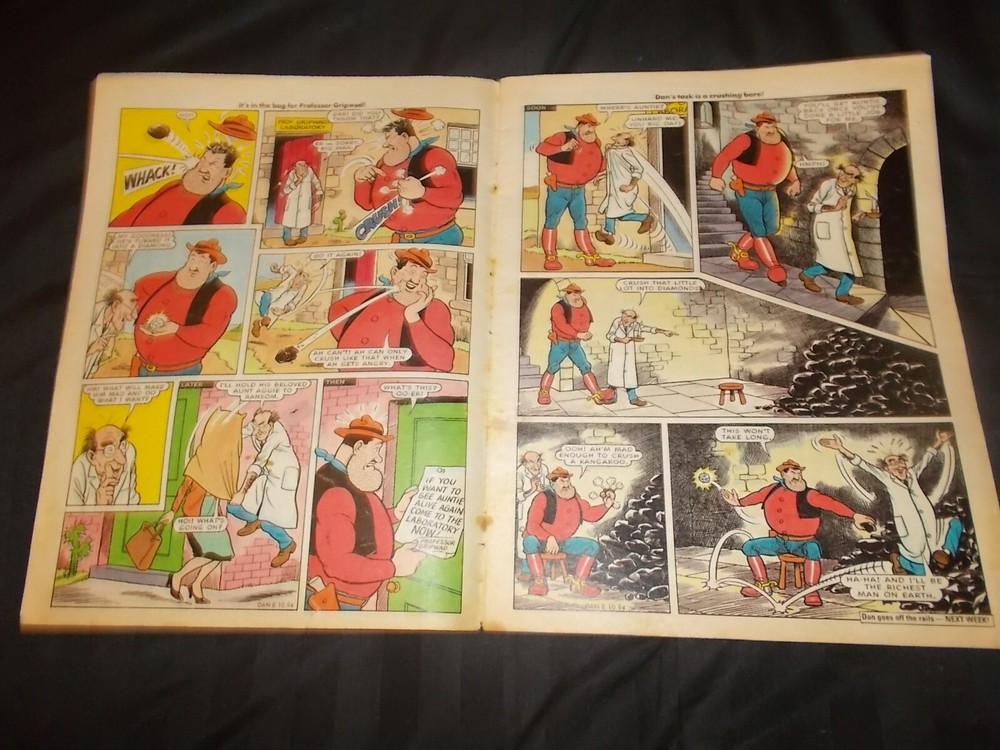 DANDY Comic Issue #2759 October 8th 1994 Desperate Dan Makes Coal Into Diamonds