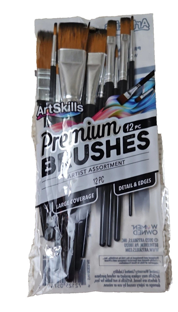 ArtSkills Premium Brush Set, 12 Piece