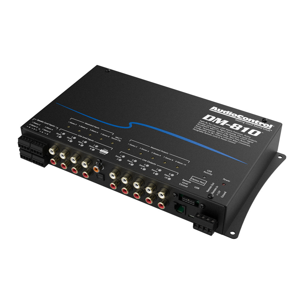AudioControl DM-810 DSP Matrix Digital Signal Processor 8-CH Input/10-CH Output