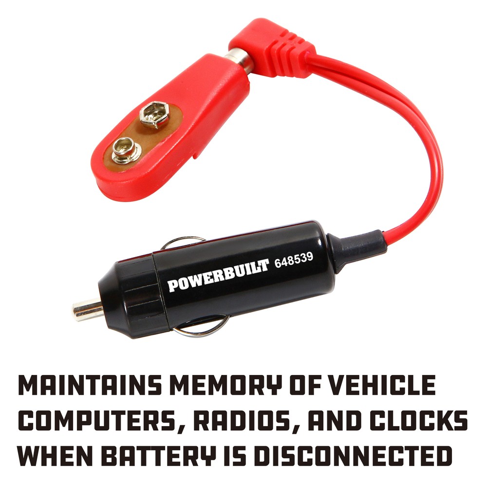 Powerbuilt Self Powering Computer Memory Keeper Battery Operated - 648539