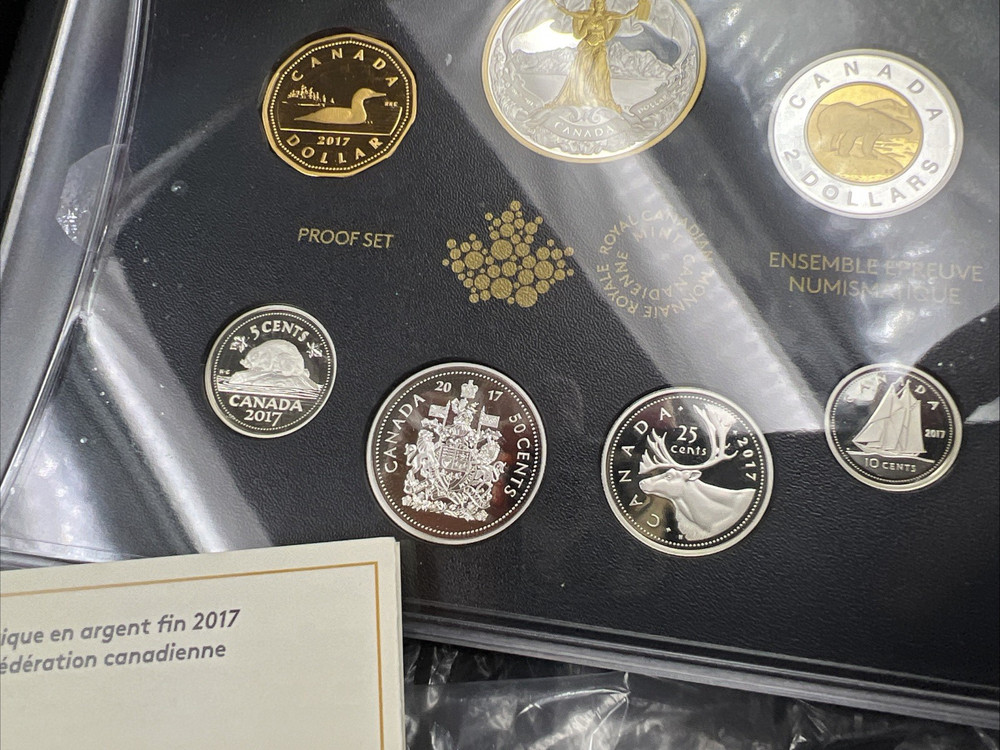 2017 Canada Confederation Silver Proof Set w/ Box & COA sku#b