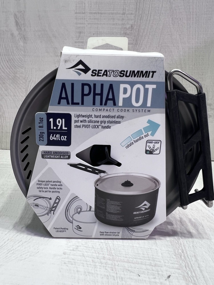 sea to summit alphapot compact cooking system 1.9L