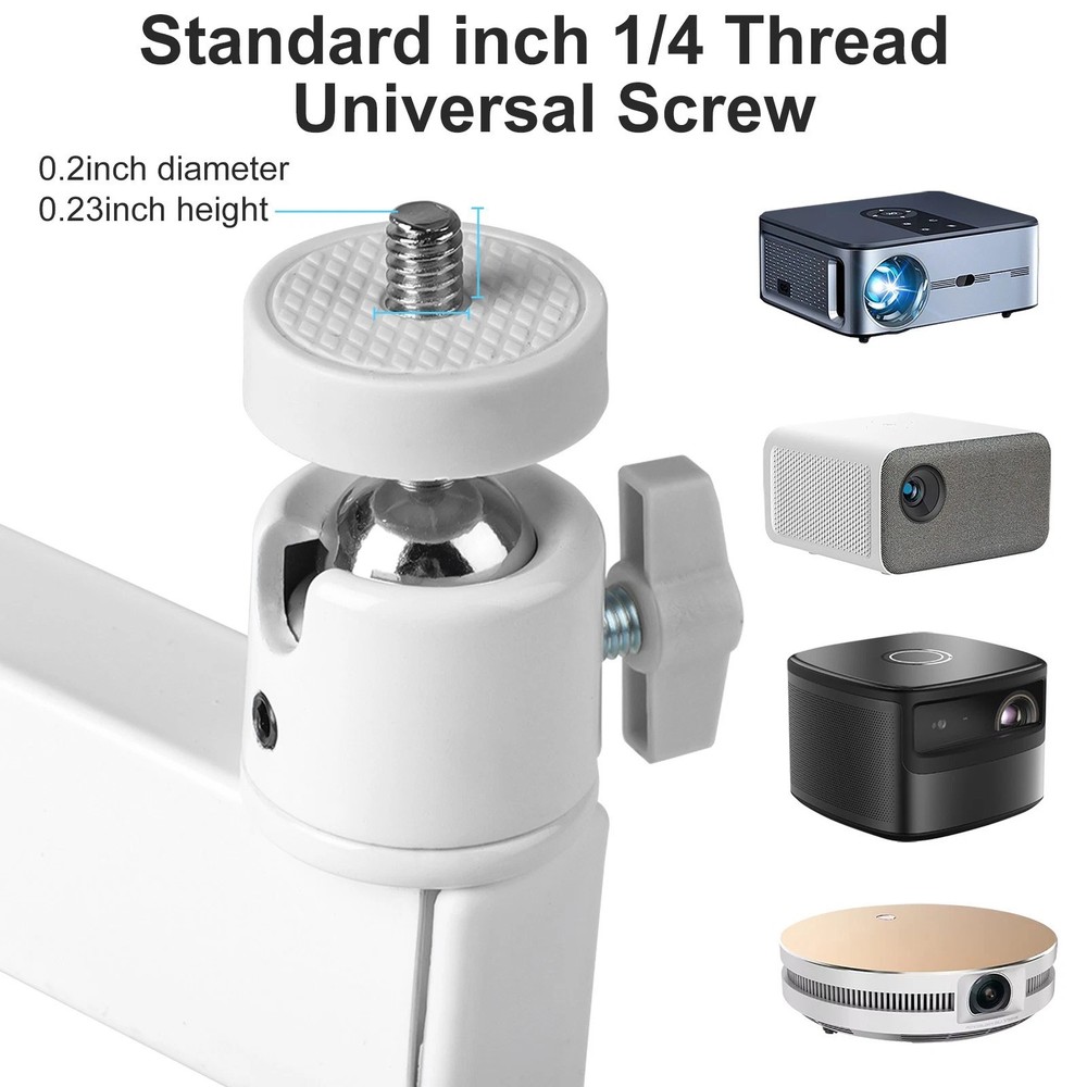 Space Saving Foldable Mount for Projector Webcam Extendable Arm 35cm Max Length