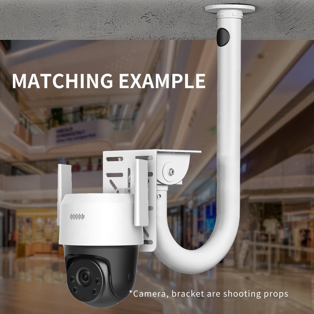 CCTV Mount Bracket LShape Security Plate Universal Wall Ceiling Mounting