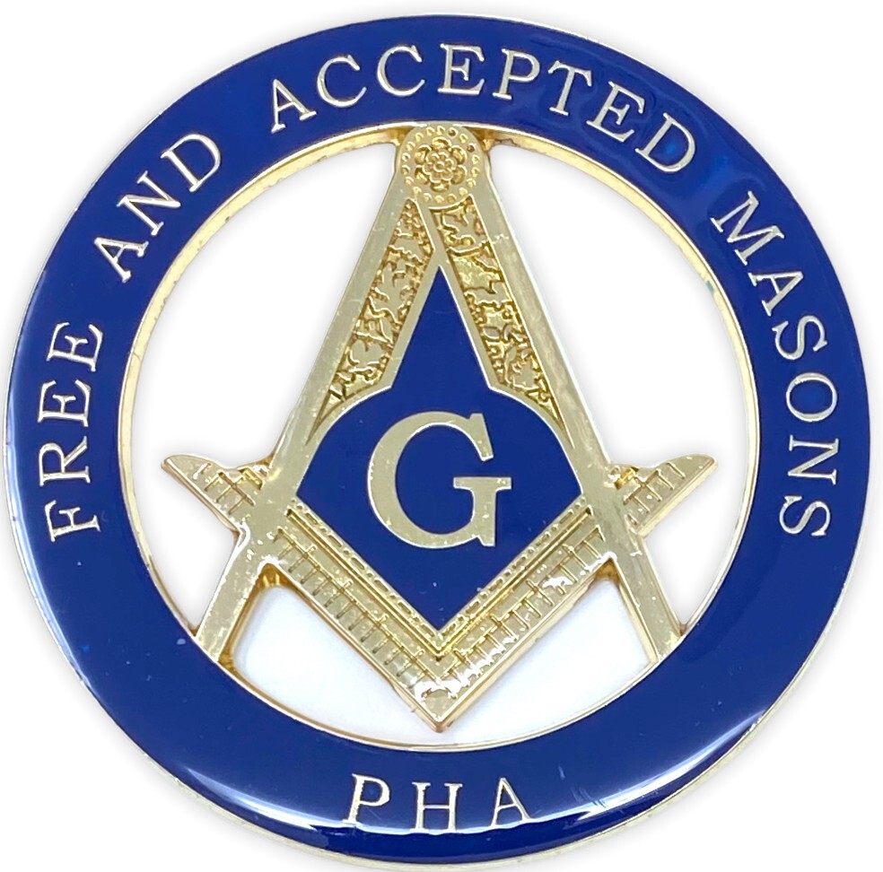 Masonic Prince Hall Affiliated Masonic Car Emblem