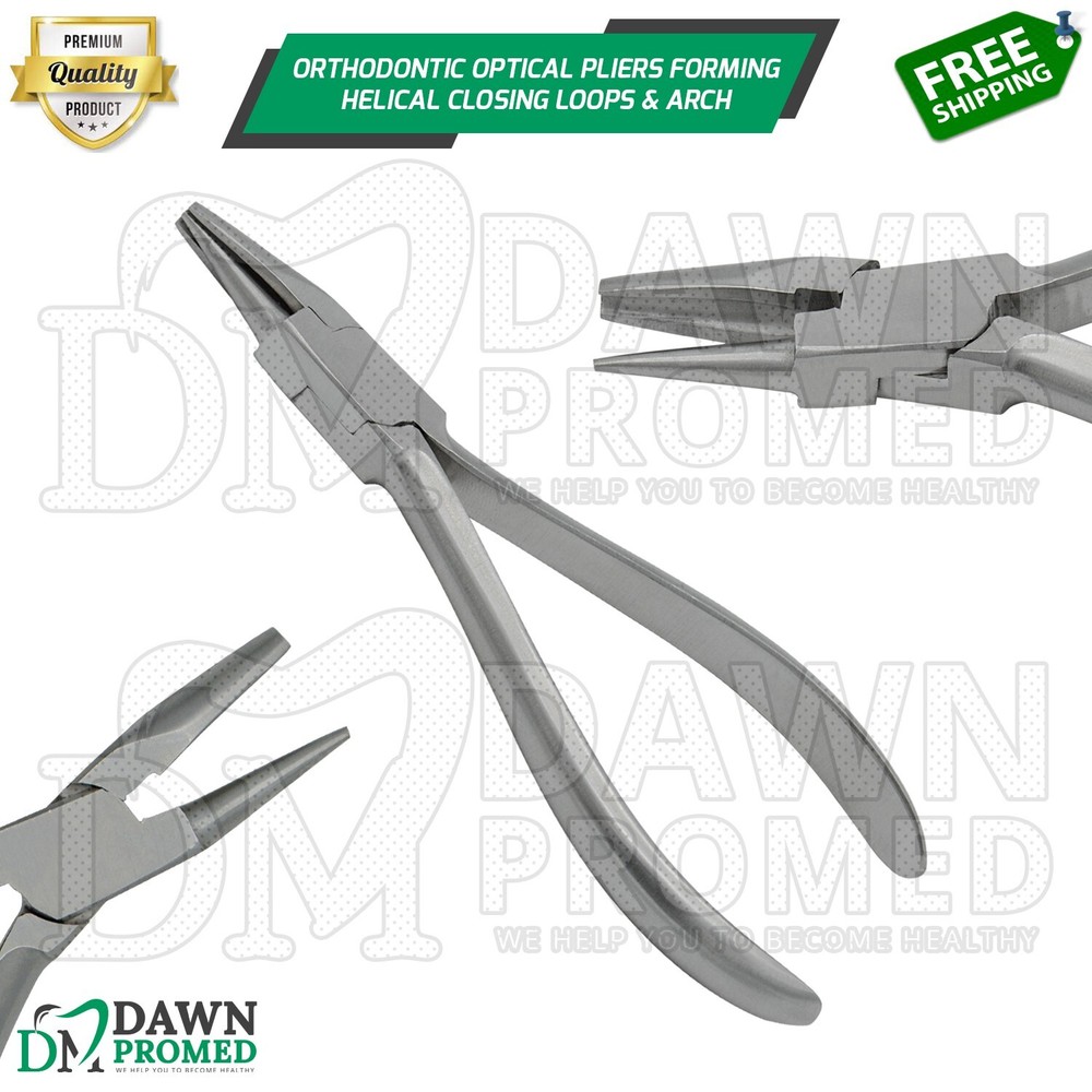 Orthodontic Optical Pliers For Forming Helical Closing Loops & Arch German Grade