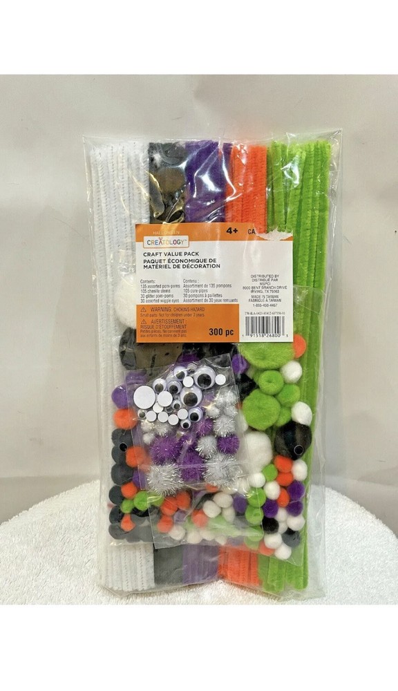 Creatology Halloween Craft Value Pack -  300 Pcs - Age 4+
