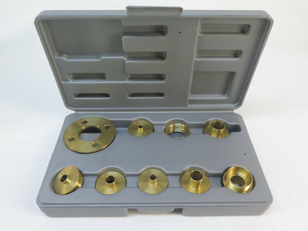 Pioneer 10 Piece Solid Brass Template Guide Kit With Adaptor