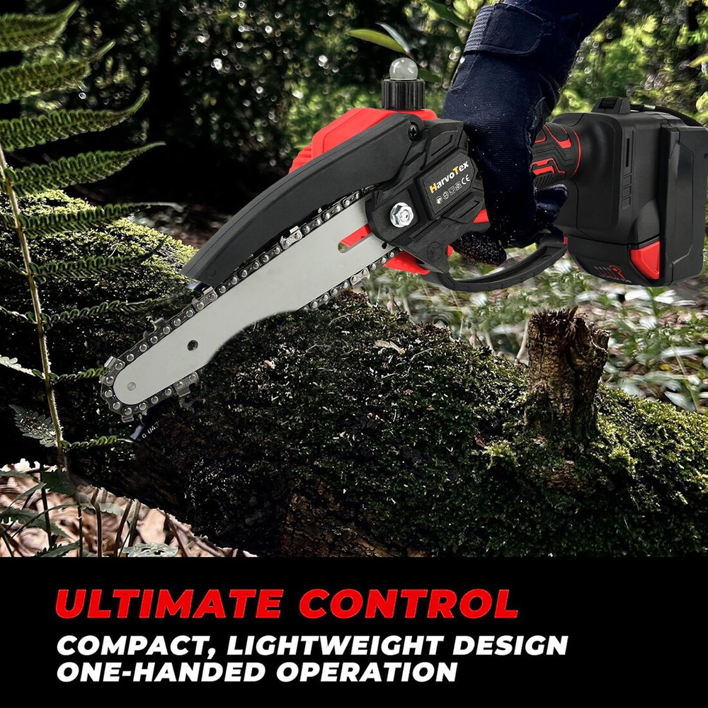 Mini Chainsaw for Milwaukee M18 Battery, 6-Inch Cordless Pruning Chainsaw Tools