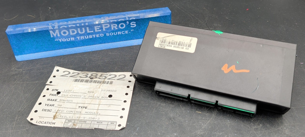 OEM 1988-1995 BMW E32 E34 Bulb Testing Lighting Control Module 61.35-8 350 377