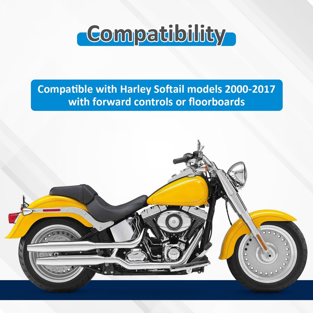 1.25" Front Engine Guard For Harley Softail Deuce Rocker C Breakout 2000-2017