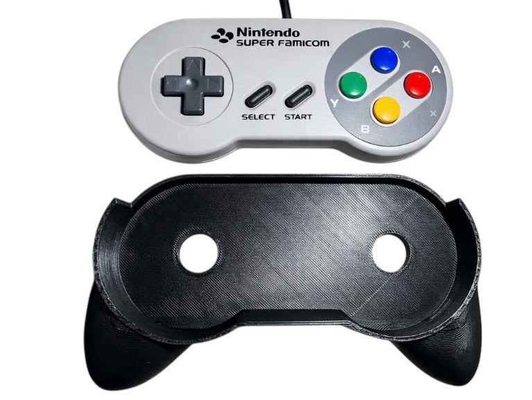 Super Nintendo SNES Controller Grip Ergonomic Handle Support Gamepad Shell Case