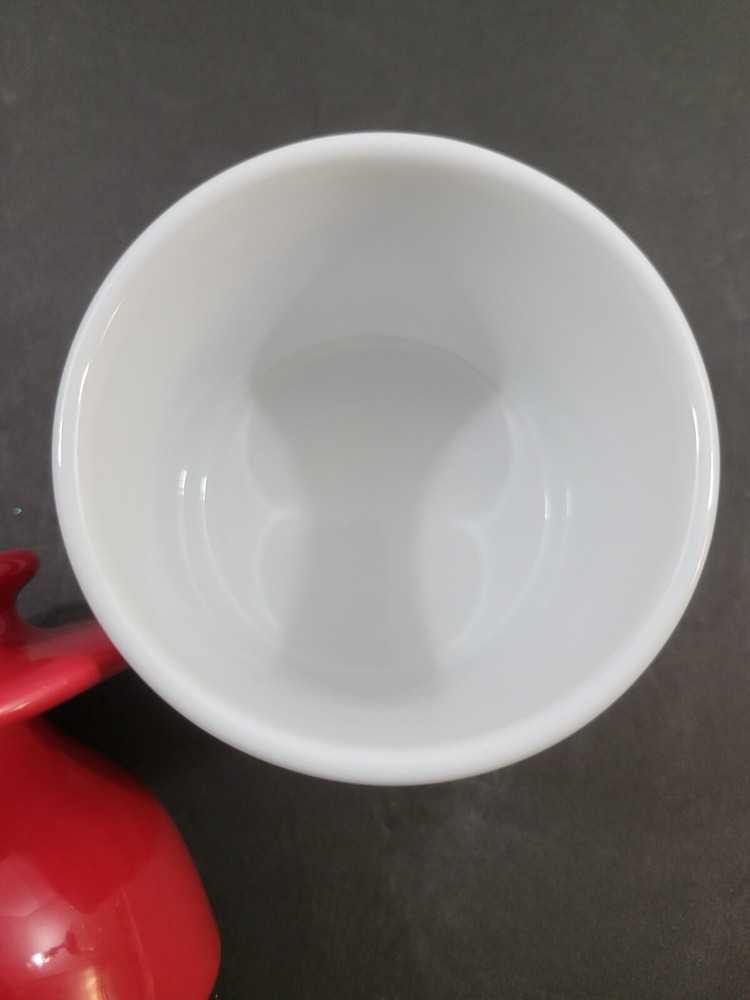 Nautical Red Striped Butter Bell Crock
