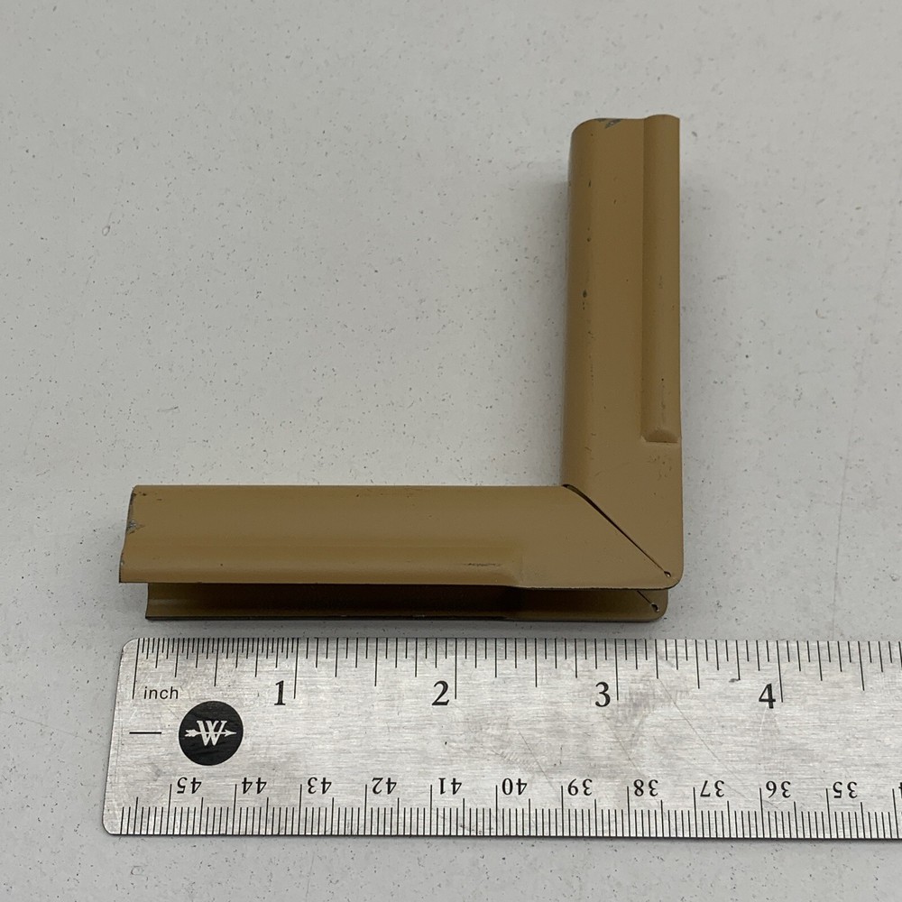 (6-Pack) Wiremold 717 Raceway Internal Elbow Fitting 90-Degree Buff, Older Style