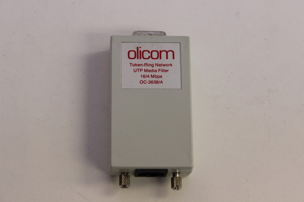 OLICOM OC-3638/A TOKEN-RING NETWORK UTP MEIDA FILTER 16/4MBPS