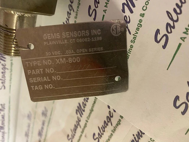 GEMS SENSORS #191711 model XM-800 Compact Analog Sensor