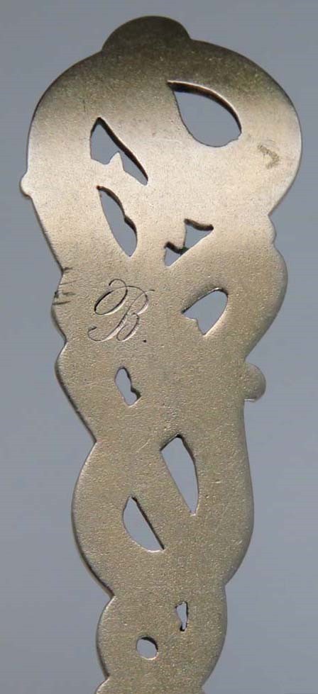 1903 Danish .826 Silver Dragon Handle Serving Spoon