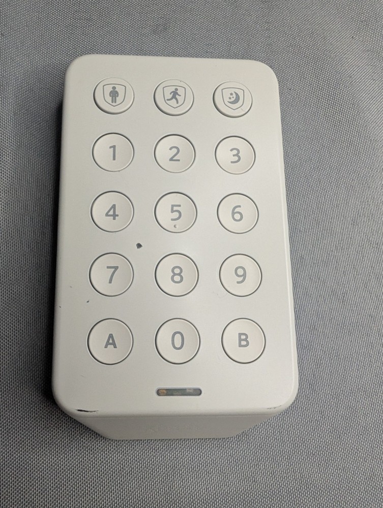 Xfinity XHK1-UE Security Alarm Keypad White Home Security With Replacement Back