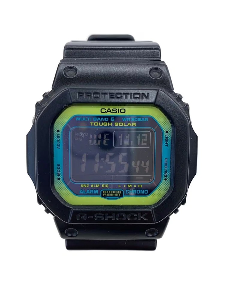 CASIO Solar Watch G SHOCK Digital Rubber BLK