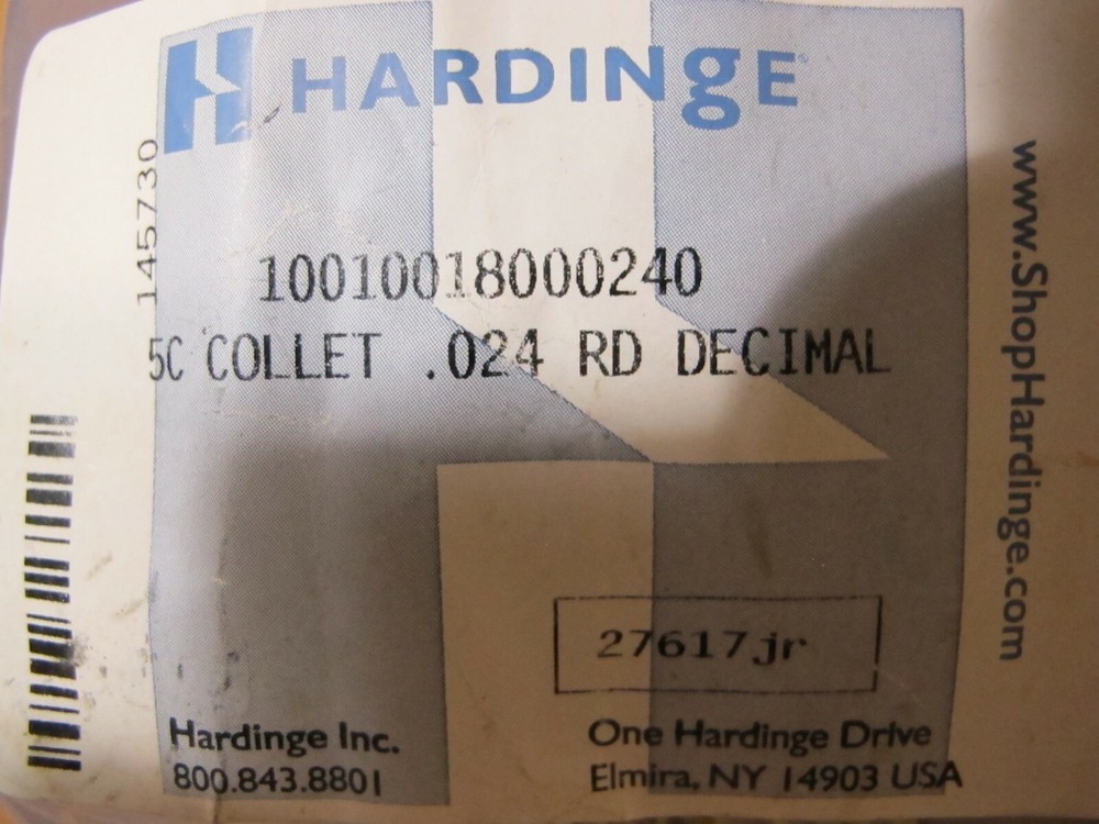 HARDINGE 5C ROUND COLLET .024