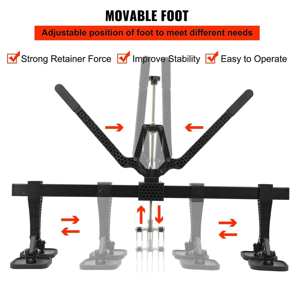 Car Dent Bar Puller Pull Lever Pulling Kit Removal Hammer Repair Auto Body Tool