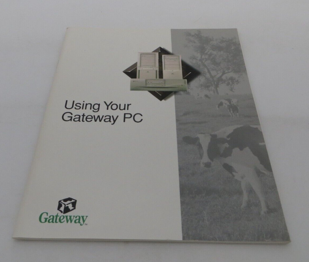 Using Your Gateway PC 1998 User Manual Guide booklet vintage computer book