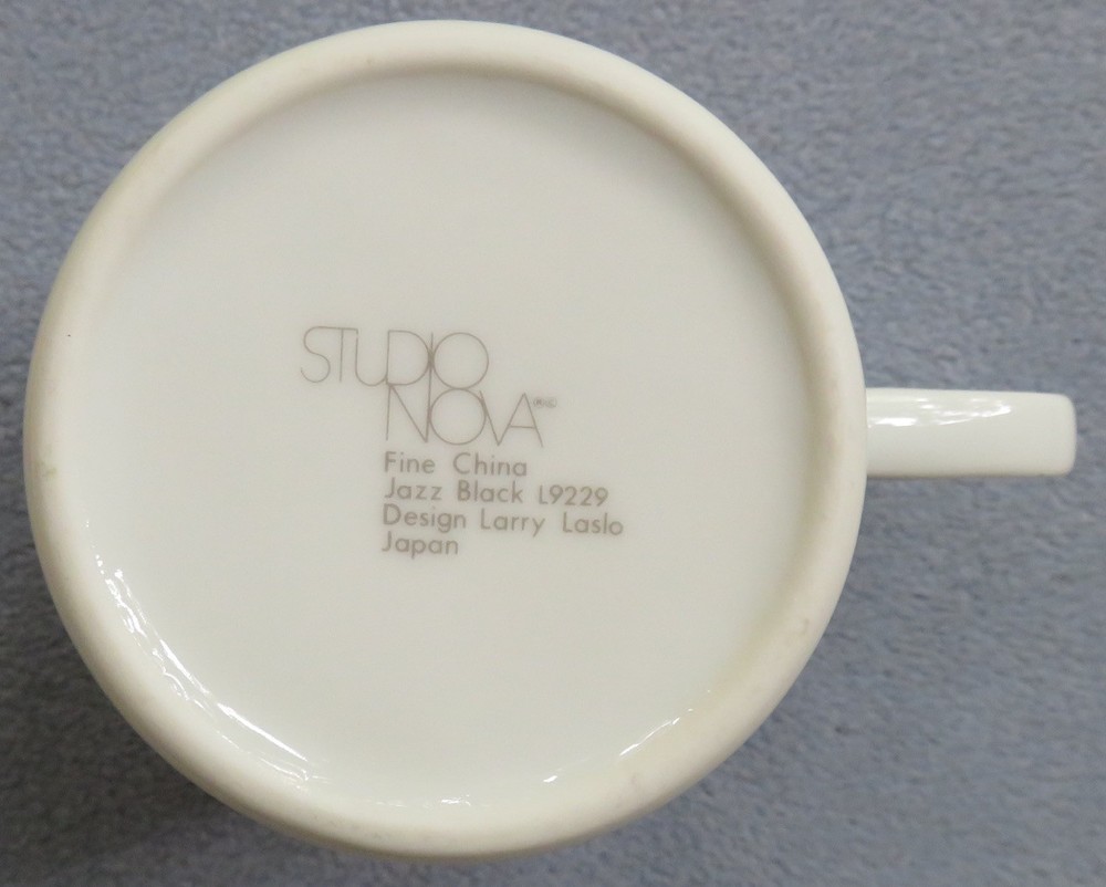 Studio Nova Black and Red Jazz Creamer