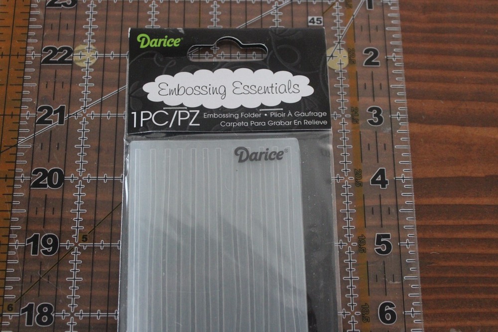 DARICE EMBOSSING ESSENTIALS FOLDER Long Strip TRUNKS Tree Background 12" x 2.5"