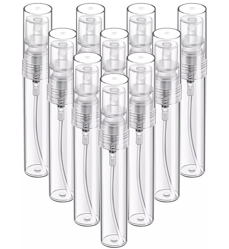 Mini Spray Bottle 10 Pack 5Ml Mini Plastic Spray Bottle Empty Fine Mist Refillab