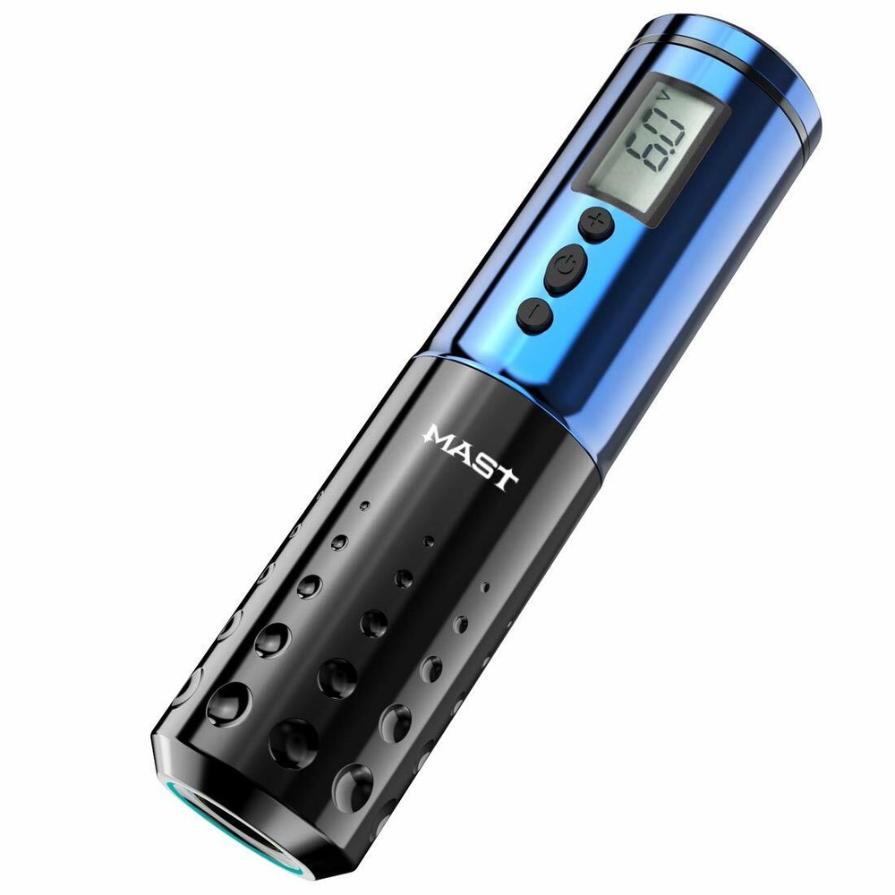 Mast Lancer Wireless Rotary Tattoo Pen Machine with 2Pcs Replaceable Batteries