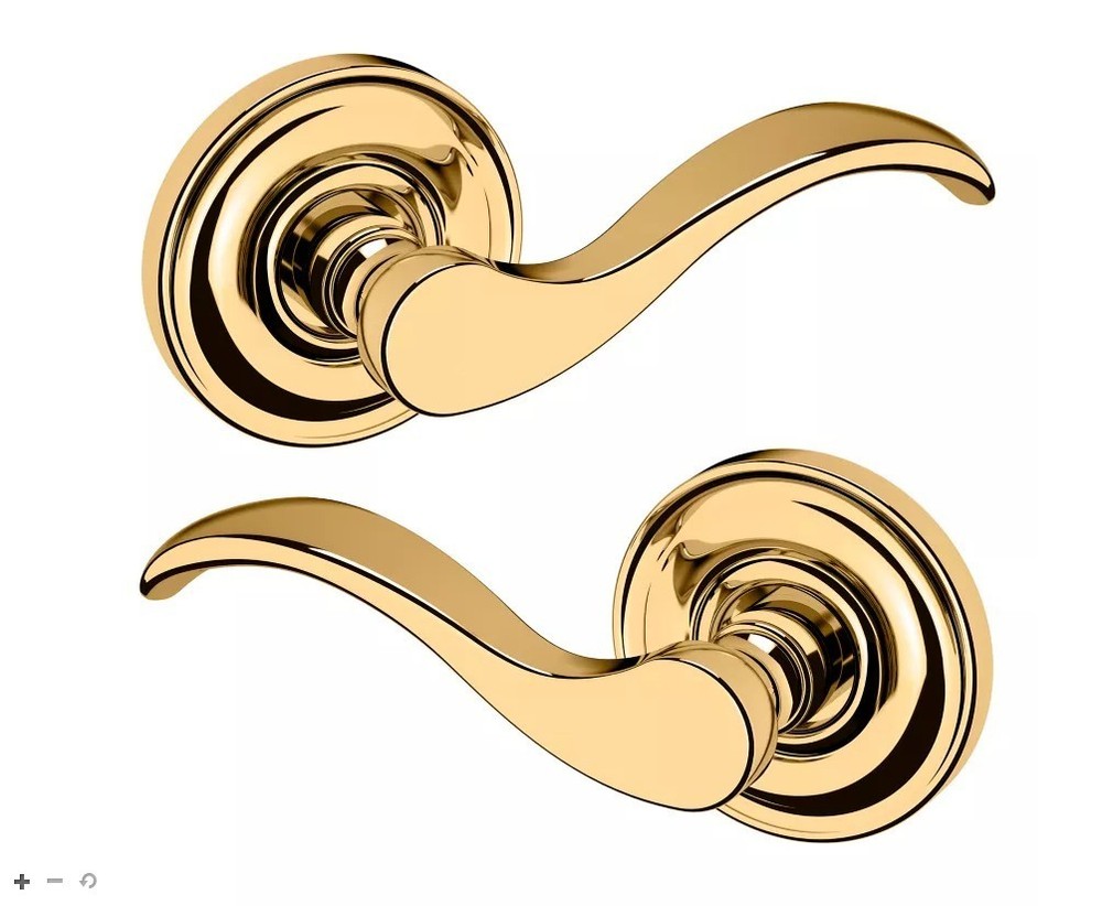 Baldwin Hardware 5455V Wave Lever Passage Complete Set