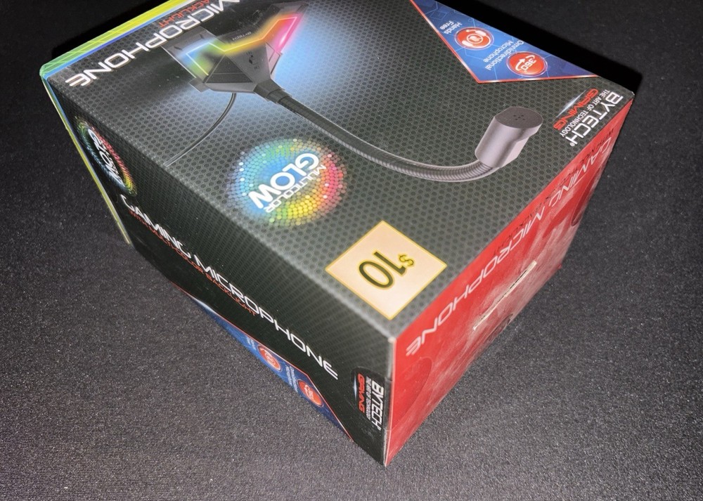 Gaming Microphone With Color Changing LED Backlight. BYTECH