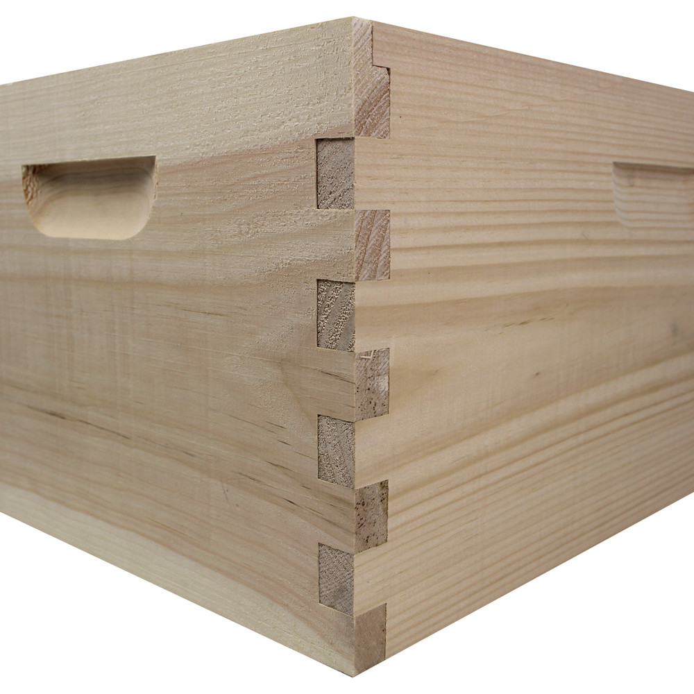 8 Frame Complete Beehive Kit – Amish-Made with 2 Deep & 1 Medium Boxes, Frames &