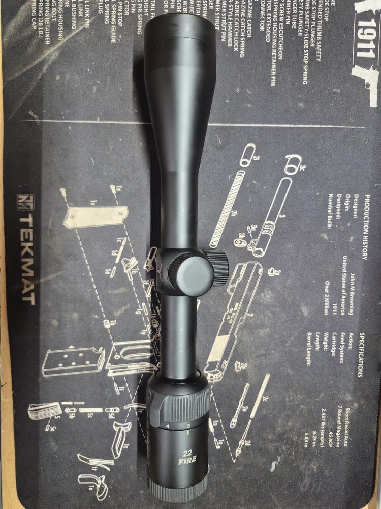 Tract 22 Fire 3-9x40 Scope. Impact Bdc Reticle.