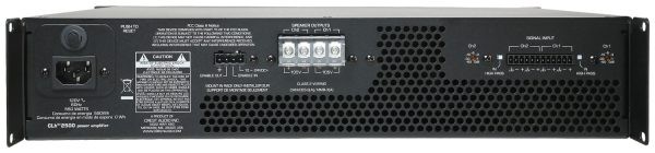 Crest Audio CLh™ 2500 ultra-high efficiency class-D Power Amplifier