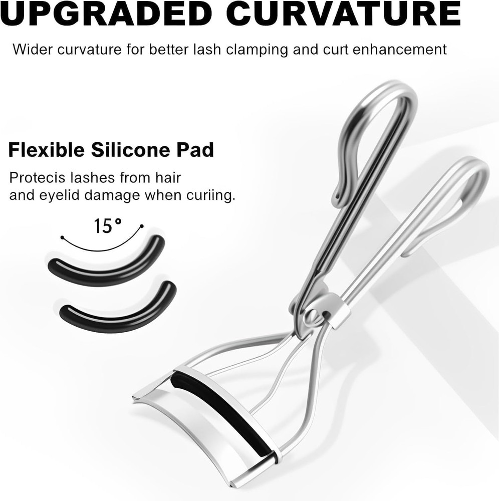 36Pack Compatible with Amazon Basics Eyelash Curler Refills,Silicone Rubber Eyel