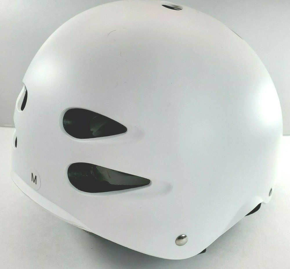 McBob MADE BY SOLID Multi-Sport Bike Helmet, Medium Adjustable, White