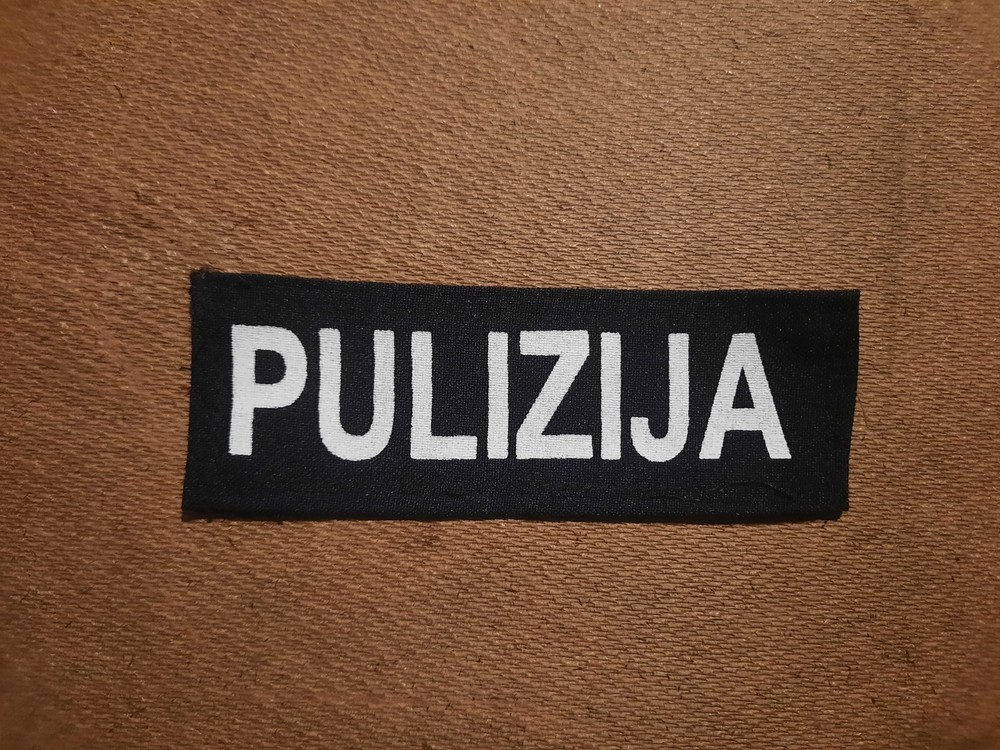 Pulizija Police Patch