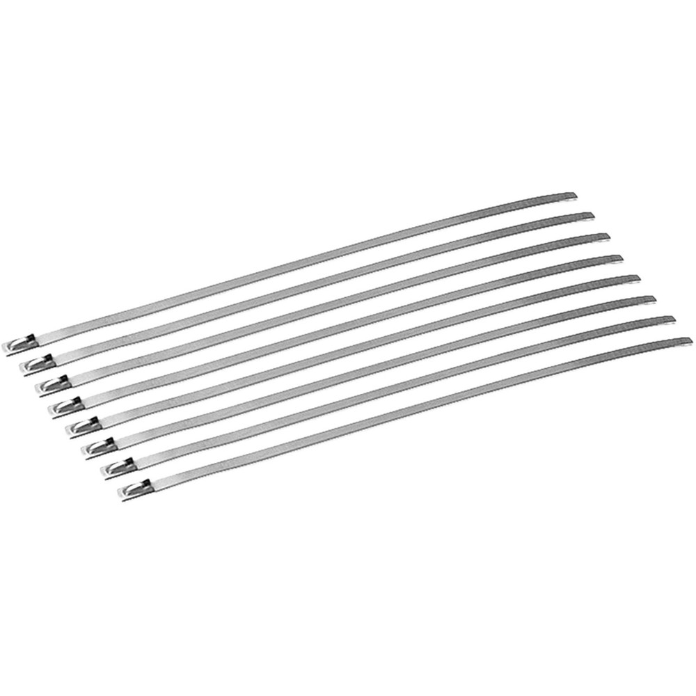 Dei Locking Ties Stainless Steel 8" 8 Pack 010201
