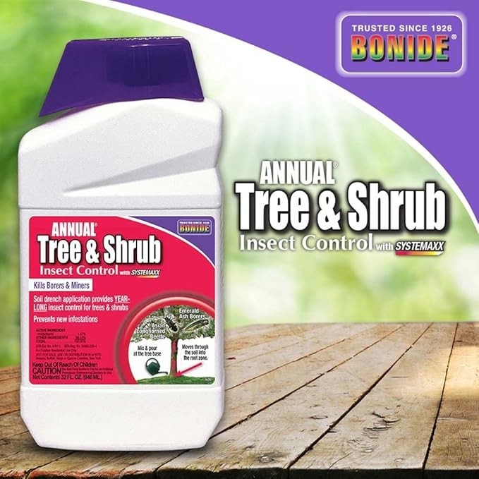 Bonide # 609 32 Oz. Systemic Annual Tree & Shrub Insect Control Concentrate