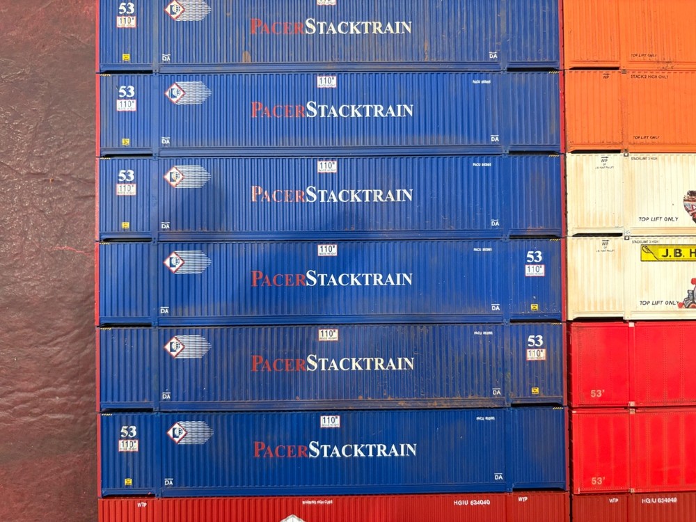 HO Scale 53' Weathered Container See Variations