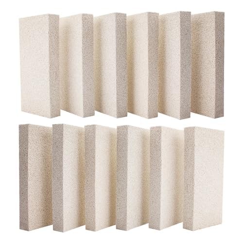12 Pieces Insulating Fire Brick for Ovens, 12