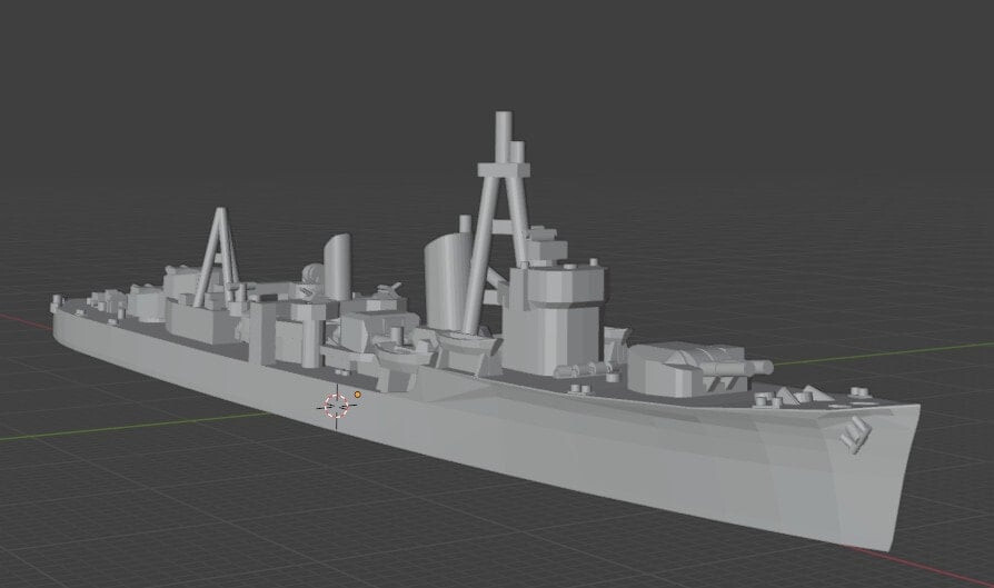 1:2400 IJN Asashino class Destroyer