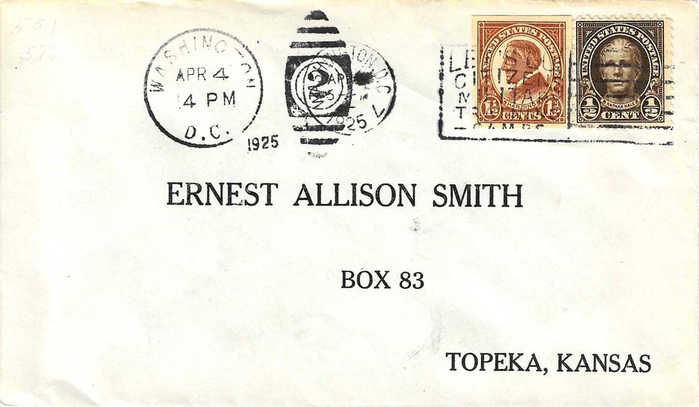 FDC  551 + 576 --   dual fdc  --   Apr 4, 1925