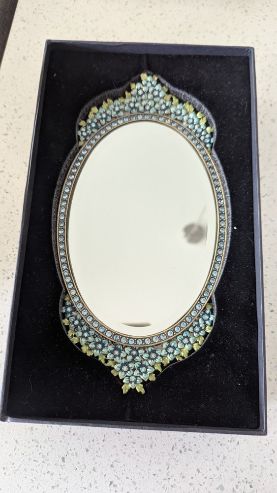 Two's Company Austrian Crystal Vanity Table Mirror