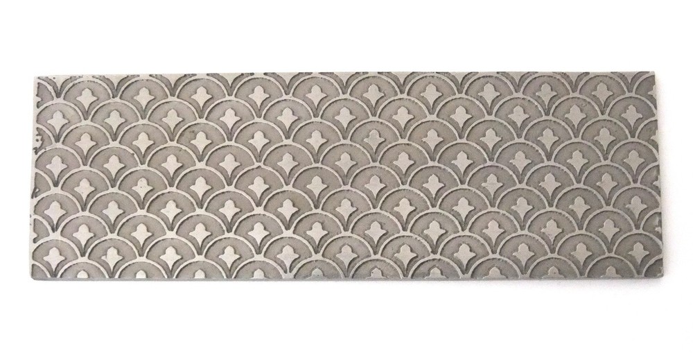 Pattern Texture Plate for Press or Rolling Mill 6 x 2.5 Inch, #11