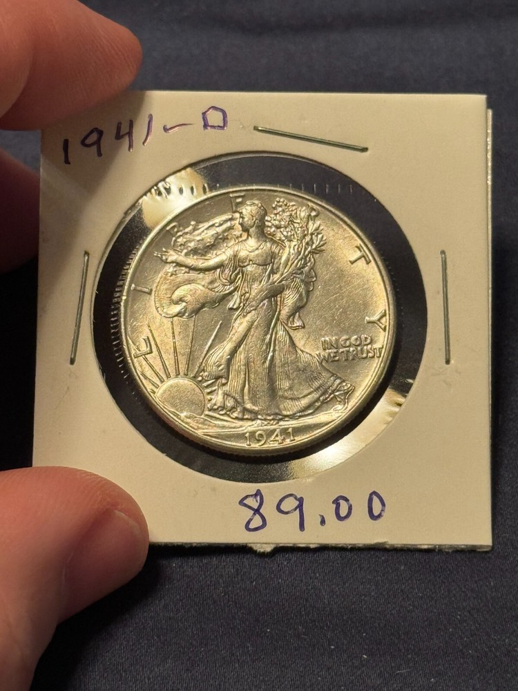 1941 D Walking Liberty Half Dollar