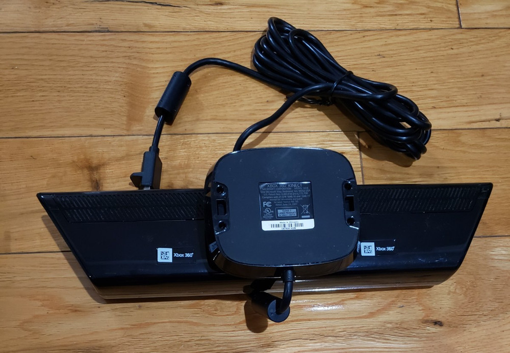 Genuine Microsoft Xbox 360 Kinect Bundle, USB Adapter, SEALED Game, Complete IOB